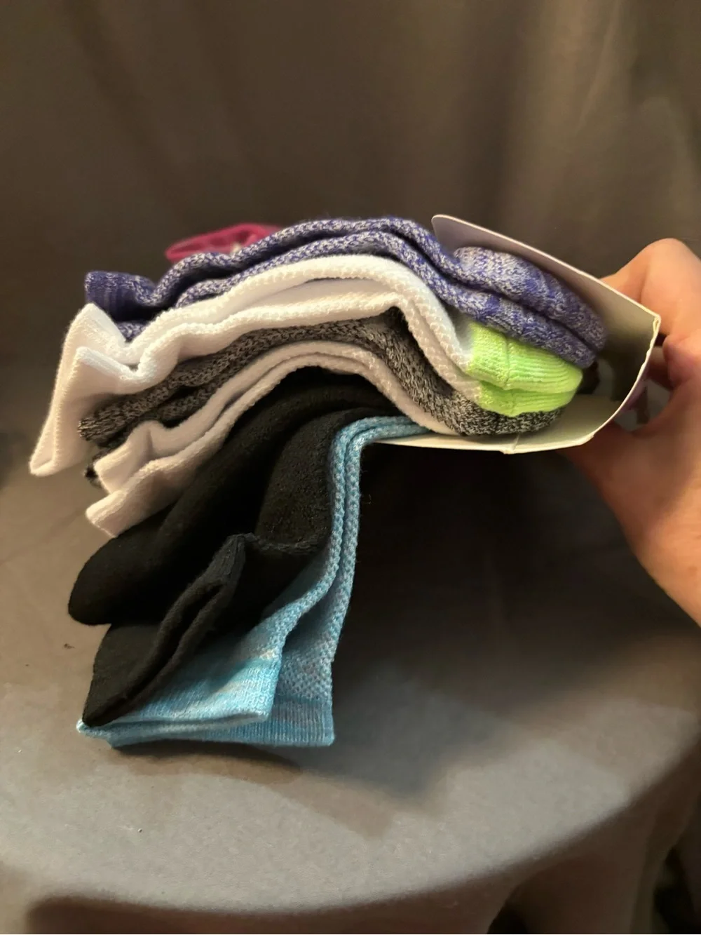 NWT Hanes Girls' 12-Pack No-Show Socks multi sku TR160 size Large shoe size 4-10